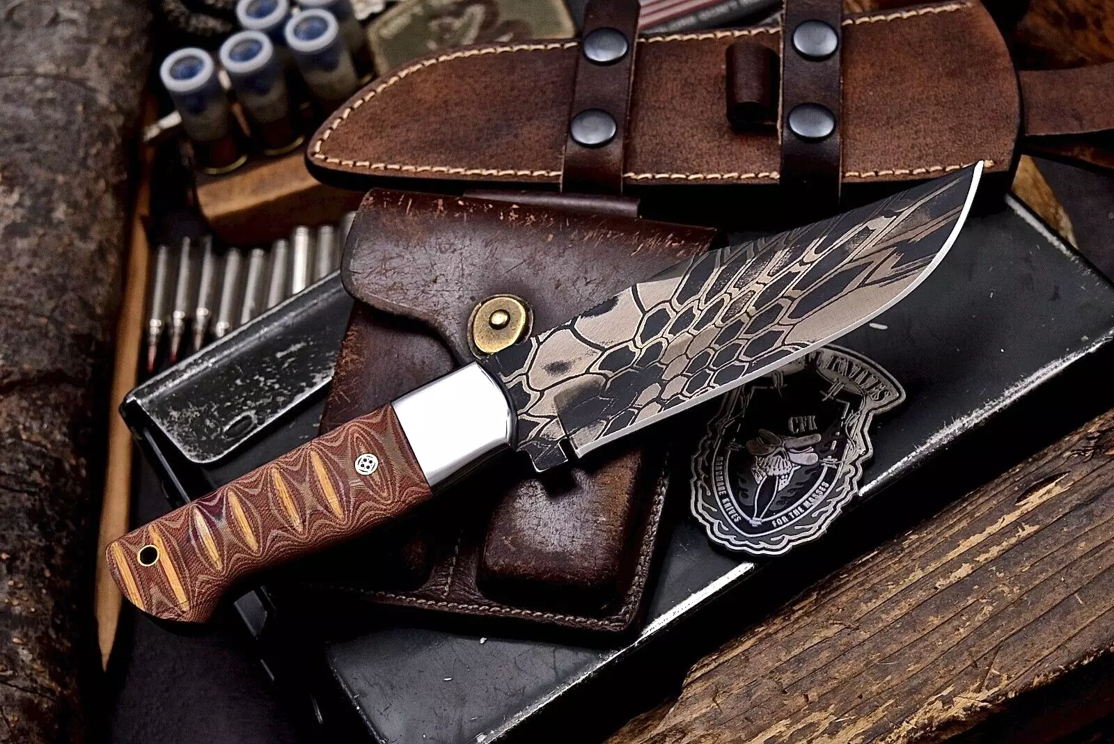 Cougar Ghost Walker Lot 2-2 CFK KNIFE #002-1