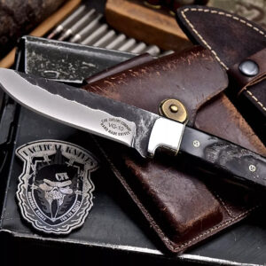 Lot #001 CFK Handmade VG10 Custom SHEEP HORN Camping Hunting Skinner Sport Knife